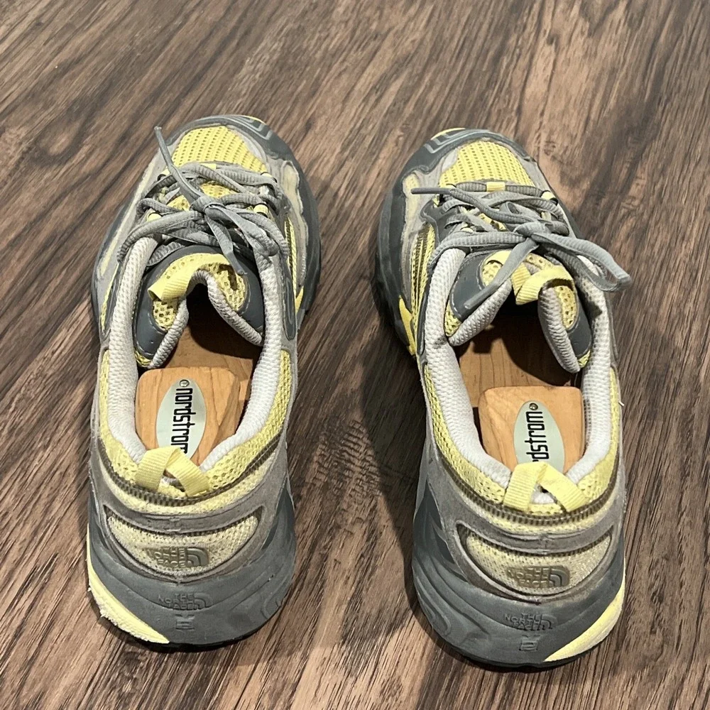 The North Face Womens  Never Stop Exploring Yellow Beige Grey  Hiking Shoes 10